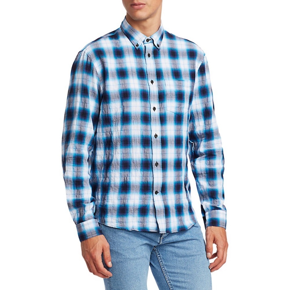 $290 ACNE STUDIOS Designer Button Down Long Sleeve Casual Dress Shirt ~ Men’s M